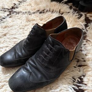 Dries Van Noten Oxford shoes with brogue detail 36.5